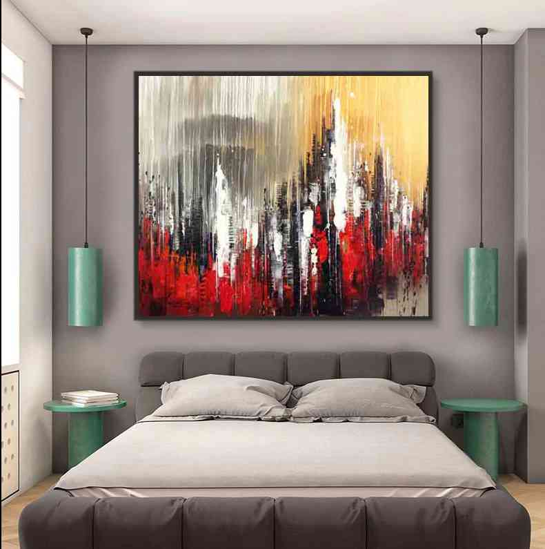 Abstract Hand Painted Oil Painting / Canvas Wall Art